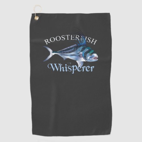 Roosterfish Whisperer Dark Colored Fishing Towel