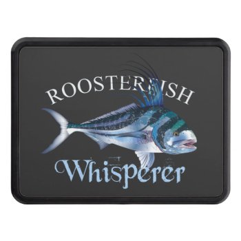 Roosterfish Whisperer Dark Colored Hitch Cover by pjwuebker at Zazzle