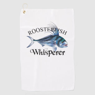 Roosterfish Whisperer Light Colored Fishing Towel