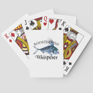Roosterfish Whisperer Light Colored Poker Cards