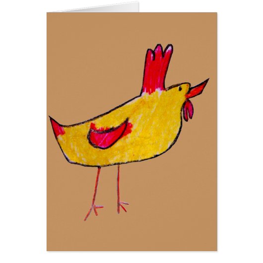 Roosterrific Card (Front)