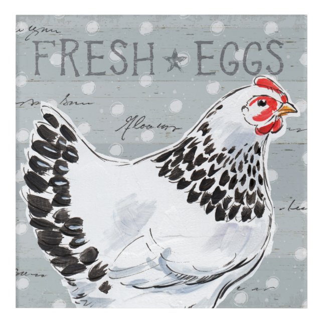 Roosters Call II Acrylic Print (Front)