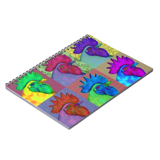 Roosters Gone Wild! Notebook (Left Side)