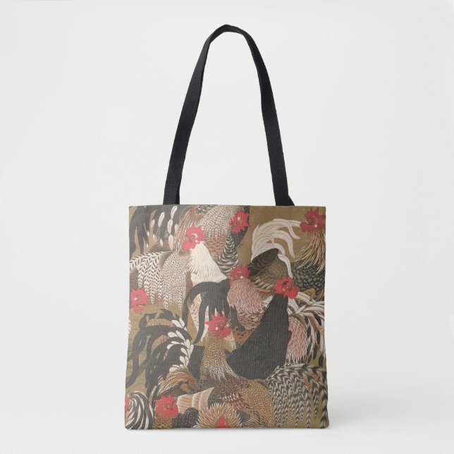 Roosters Japanese Art Rooster Year 2017 Bag (Front)