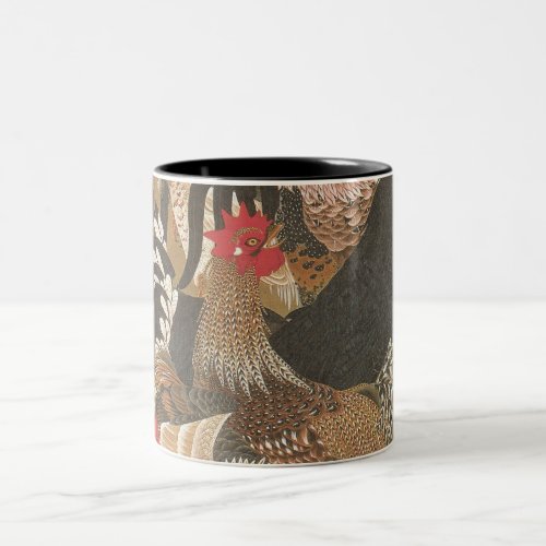 Roosters Japanese Art Rooster Year 2017 Mug 2