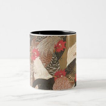 Roosters Japanese Art Rooster Year 2017 Mug 3 by 2017_Year_of_Rooster at Zazzle