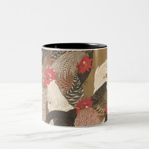 Roosters Japanese Art Rooster Year 2017 Mug 3