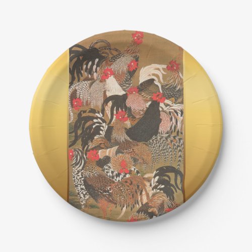 Roosters Japanese Art Rooster Year 2017 P Plate