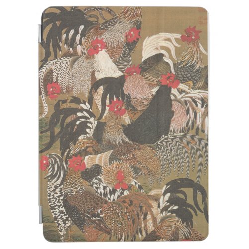 Roosters Japanese painting Rooster Year 2017 Case