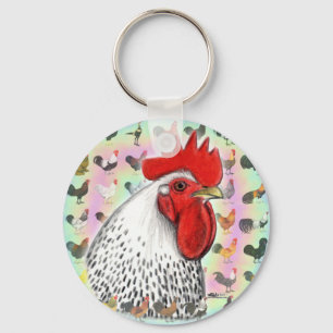 Roosters! Keychain
