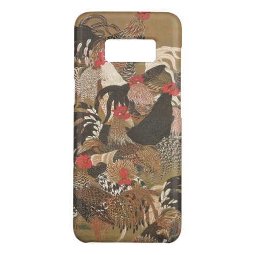 Roosters New Year 2017 Japanese Painting Samsung Case_Mate Samsung Galaxy S8 Case