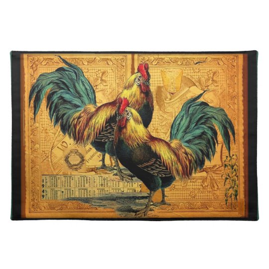Roosters Placemat