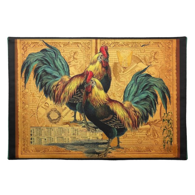 Roosters Placemat (Front)