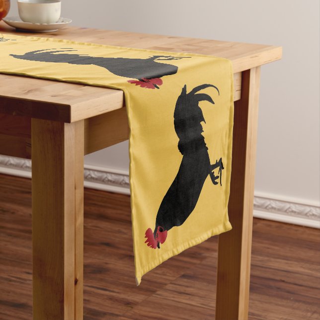 Roosters Table Runner (In Situ)