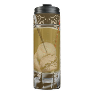 Root beer float thermal tumbler