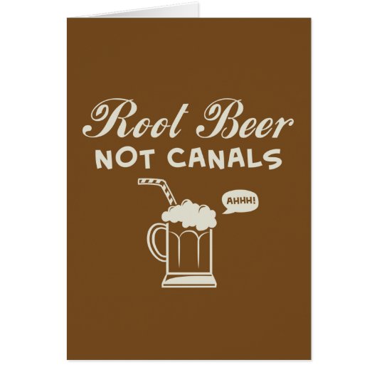 Root Beer Not Canals Cards (Front)