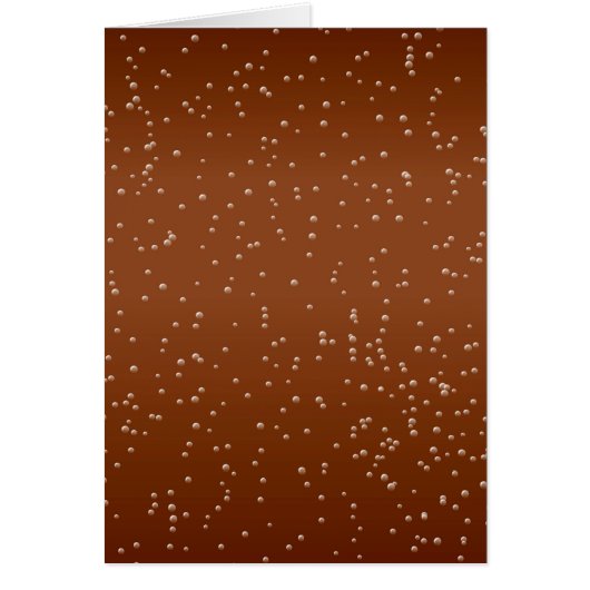 Root Beer with Tiny Bubbles Background Art Cards (Front)