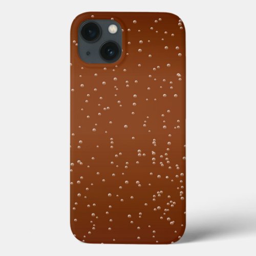 Root Beer with Tiny Bubbles Background Art iPhone 13 Case