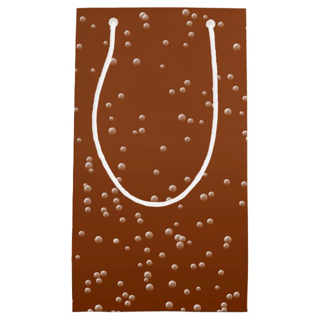 Root Beer with Tiny Bubbles Small Gift Bag (Front)