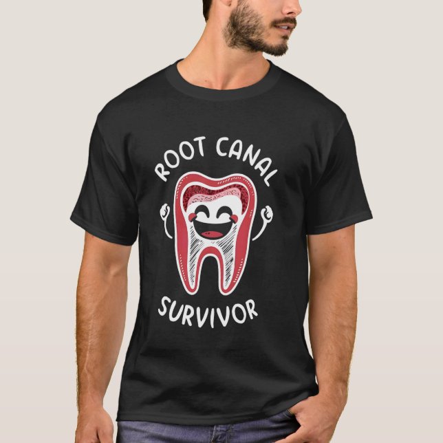 Root Canal Shirts Funny I survived My Root Canal T (Front)