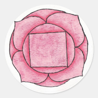 Root Chakra Classic Round Sticker