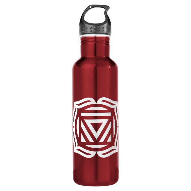 Root Chakra Energy Stainless Steel Water Bottle (Front)