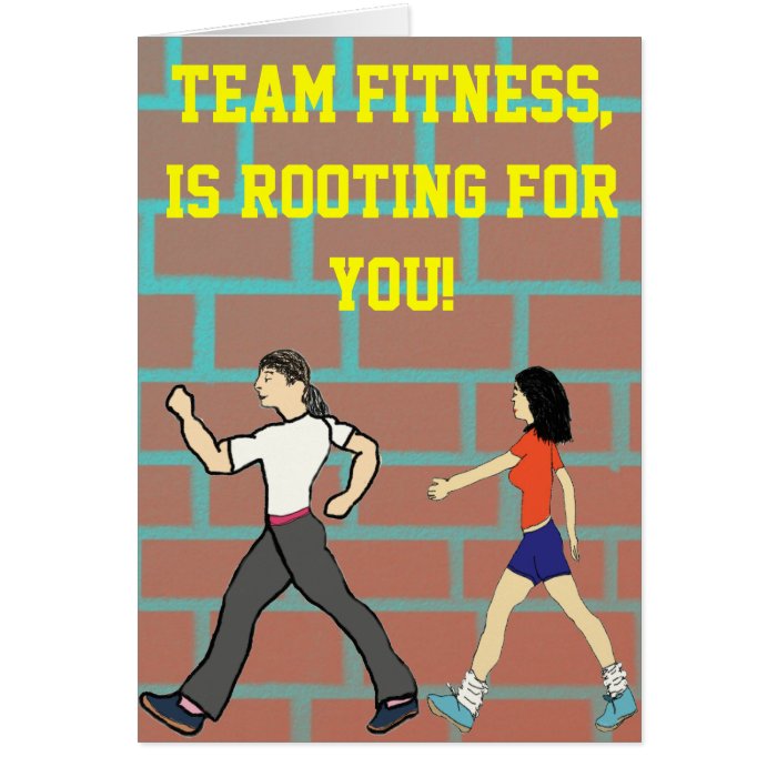 Root for fitness birthday cards