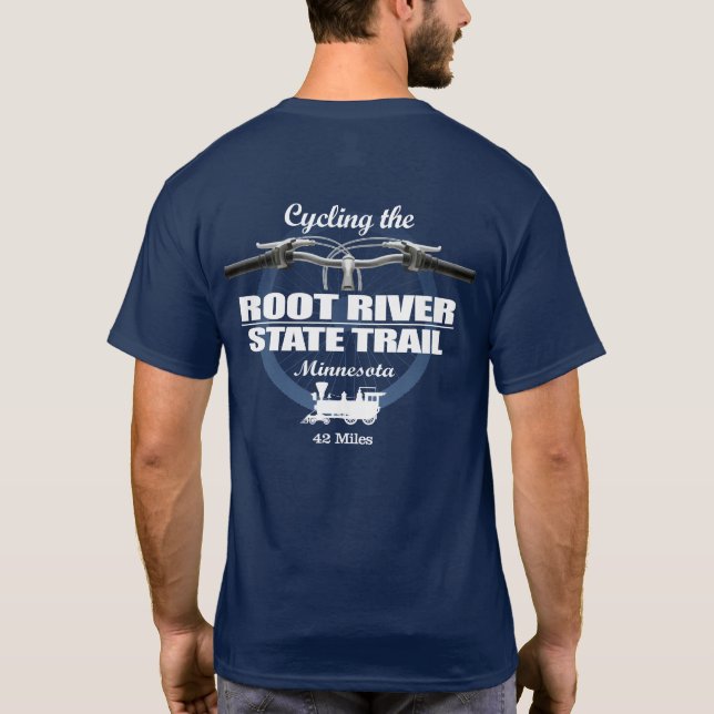 Root River State Trail (H2) T-Shirt (Back)