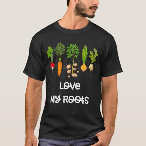 Root Vegetables Gardening Cute Garden Tee  Gift