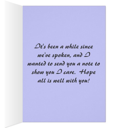 Rootbeer Float Card (Inside (Right))