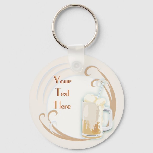 Rootbeer Float Keychain (Front)