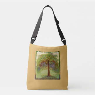 "Rooted" - Alcohol Ink Art Print Crossbody Bag