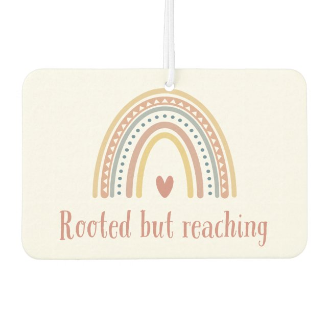 Rooted but Reaching – Grounded Growth Design Air Freshener (Front)