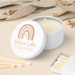 Rooted in Calm, Rising in Light Candle Mini Candle Favors