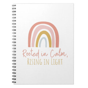 Rooted in Calm, Rising in Light Journal Notebook
