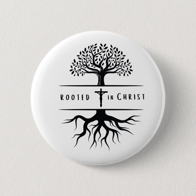 Rooted in Christ Button (Front)