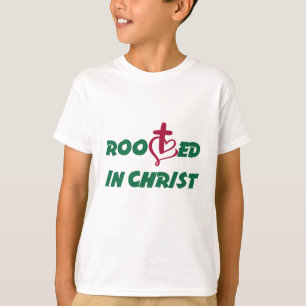 Rooted in Christ. Christian Easter celebrations T-Shirt