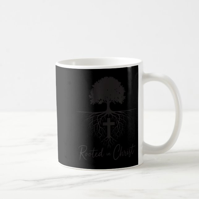 Rooted In Christ Christian Kids Mens God Son Broth Coffee Mug (Right)