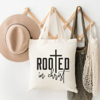 Rooted In Christ Faith Based Graphic Christian