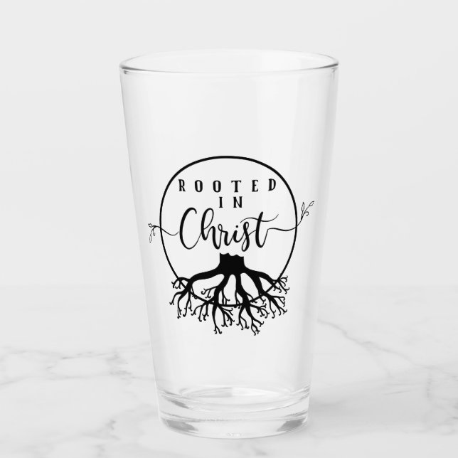 Rooted in Christ Glass (Front)