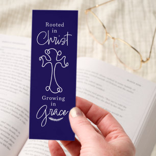 Rooted in Christ Growing in Grace Colored Bible Bookmarks