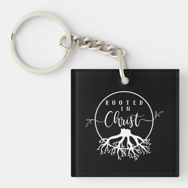 Rooted in Christ Keychain (Front)