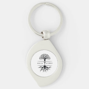 Rooted in Christ Keychain