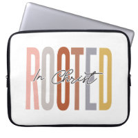 Rooted in Christ Laptop Case