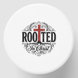 Rooted in Christ Vintage Christian Cross Design_1 Mini Candle Favors