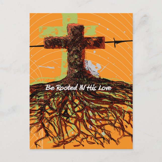 Rooted In His Love Postcard (Front)