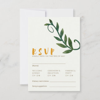 Rooted in Love Series RSVP Card