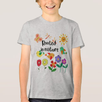"Rooted in Nature" Eco-Inspired Graphic Tri-Blend Shirt