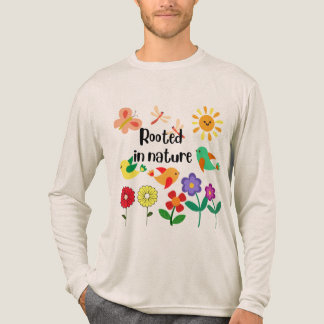 "Rooted in Nature" Eco-Inspired Graphic Tri-Blend Shirt