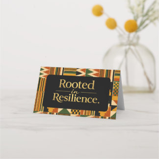 Rooted in Resilience Favor Bag Topper Place Card